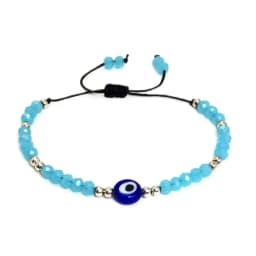 Turkish Evil Eye Bracelet Sets Colorful Crystal Resin Bead Rope Chain Eyes Lucky Couple Male Bracelets for Women Charm Jewelry