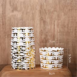 Muffin Cupcake Golden Pink Dot Paper Cup Cupcake Liner Baking Cup Wedding Party Cupcake Wrapper Tray Case Pirottini Per Muffin