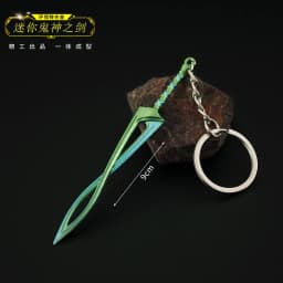 Game Zelda Link Master Sword Key chains Cosplay Alloy Openable Swords Pendant Props Keychain Accessoories Key Ring