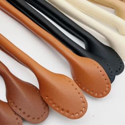 1Pair Bag Handles Bag Shoulder Leather Handle DIY Purse Strap Handbags Belts Strap Replacement Hand Strap Women Bags Accessories