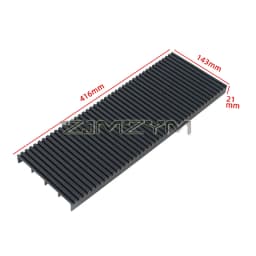 Pcb Rack Storage Anti-static Black Plastic Antistatic L-shape Tray Stackable Holder Electronic Components Storage Stand