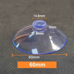 PVC Round Glass Table Top Soft Anti Slip Pads Non Adhesive Bumpers Pad Plastic Suction Pad For Table Glass Top