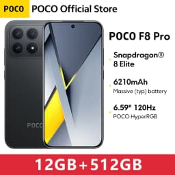 【World Premiere】POCO F8 Pro Global Version Smartphone Snapdragon8 Elite 6.59"120Hz HyperRGB AMOLED Display 6210mAh 100W Change