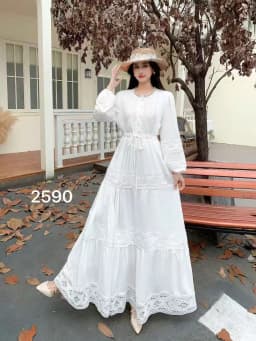 Retro Ladylike Light Purple Lace Splicing Long Sleeve Women's Dress Slimming Waist Design Elegant Floor-length Gown