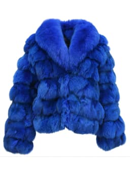 Women's Short Real Fox Fur Winter Jacket Thick Warm Natural Coat Fashion Outerwear for Cold Weather