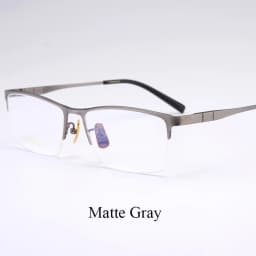 BCLEAR Titanium Glasses Frame Men Square Myopia Prescription Eyeglasses Frames Half Rim Optical Male Korean Eyewear New Style