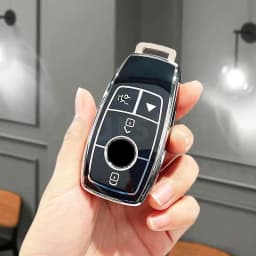 Auto Keyless Shell Fob Bag Car Key Case Cover For Mercedes Benz GLC CLE CLA GLB GLS W177 W205 W213 W222 X167 AMG A C E S G Class