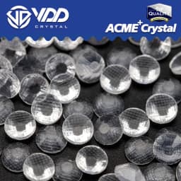 VDD Multi-color ACME+Series Top Quality Glass Hot-Fix Rhinestones Crystal AB Flatback Glitter Strass Stones For Fabric Garment