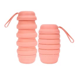 500ML Silicone Water Bottle Foldable Leak Proof Portable Sports Travel Water Bottles For Outdoor Travel Gym Hiking