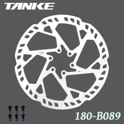 TANKE MTB Bicycle Disc Brake Rotor Stainless Steel 160mm 180mm 203mm 6 Bolts Hub Mount Bike Parts 1.8mm Thicken bike Disc