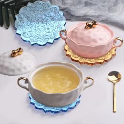 Silicone Mold For Resin Large Rectangle Tea Plate Coaster DIY Epoxy UV Resin Molds For Home Decoration Craft Making Art Supplies