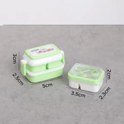 1:6 Doll House Dccessories Dollhouse Lunch Box Set Kitchen Props Cartoon Simulated Dinner Box Miniature Bento Box Model