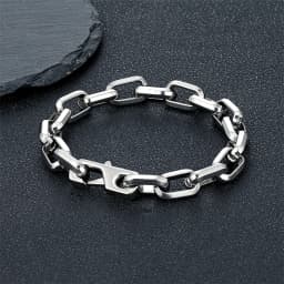 Charm Simple Cuba O-chain Bracelet Men Women Fashion Dubai Link Punk Hip Hop Stainless Steel Couple Bangle Trendy Jewelry Gifts