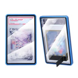 Aluminum Alloy Multicolor Trading Card Protect Metal Case with Stand, For PSA BGS Graded Card Slab Display, For PTCG Collectors