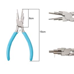 1Pcs Jewelry Making Pliers Set - Needle Nose, Chain Nose, Round Nose & Wire Cutter - Perfect for Jewelry Repair, Wire Wrapping