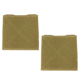 2×Hook and Loop Tacticals Patches Board Molles Attachment,Patches Display Board Molles Panel for Badge Insignias Patches