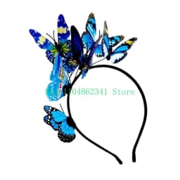 Butterfly Themed Hairband Party Costume Hair Accessory Party Headwear Suitable for Halloween Cosplay Garden Weddings