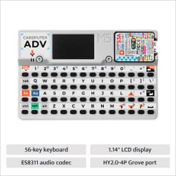 Cardputer Adv Version ESP32 Portable Computer M5StampS3A Development Kit 1.14 Inch Screen 56 Key Keyboard Card