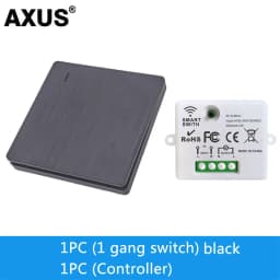 1 2 3 Channel Button 86 Type Wall Panel RF 433Mhz Remote Controller for RF433 Smart Switch RF433 for Home Led Light Lamp Fan