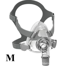 F5A/F5 CPAP Full Face Mask Soft Silicone Pad S/M/L Size Anti Snoring Sleep Treatment Accessories Suitable CPAP Ventilator