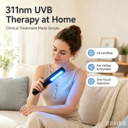 Home Use 311nm UVB Light Therapy Device Hospital Grade Skin Irradiation Machine One Button Operation