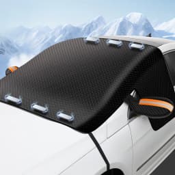Automobile Snow Protection Cover for Front Windshield, Anti-Freezing and Anti-Frost Snow Magnetic Suction Snow Guard, Car Cover