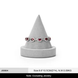 WoodTen Cone Bracelet Display Stand Ring Bangle Anklet Chain Necklace Jewelry Display Prop Storage Rack Bracelet Jewellery Props