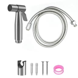 Bidet Sprayer Set for Toilet Shower Head for Bathroom Hand Sprayer Handheld Self-Cleaning Hand Bidet Faucet Stainless Steel