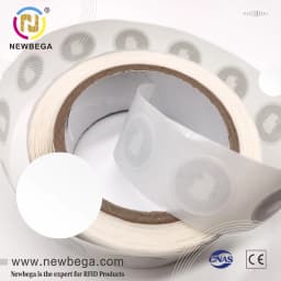 13.56Mhz ISO15693 Genuine SLIX Label Premium Quality Programmable RFID Sticker Dia30mm