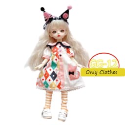 Cute GG Series Pretty Personalized Clothes for 30 cm 1/6 Bjd Byte Doll DIY Dress Up Clothing Skirt Casual Suit Socks Accessories
