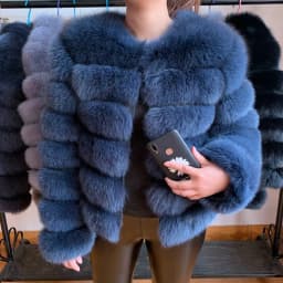 WEFURLENA 2026 New Real Fur Coat Winter Jacket Women natural large wool fox fur coat Street warm long sleeve detachable vest