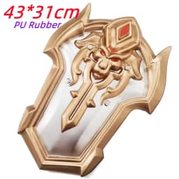 Game Sky Shield 1:1 Skyward Link Shield Weapon Halloween Cosplay Gift Role Play Gift PU Rubber Toys Prop