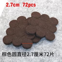 32/160Pcs Thickened Felt Chair Leg Pads Round Square Floor Protector Self Adhesive Furniture Table Legs Pad Bumper Anti Slip Mat