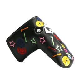 Golf Putter Cover Magnetic Closure PU Leather Golf Putter Headcover Golf Accessories Waterproof Golf Club Head Cover Protector