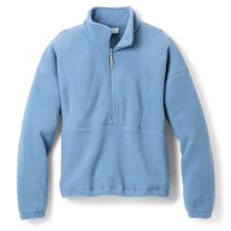Color Block Plaid Half Zip Sweatshirt Men Women Retro Stand Collar Kangaroo Pocket Rib Cuff Long Sleeve Outdoor Loose Pullover