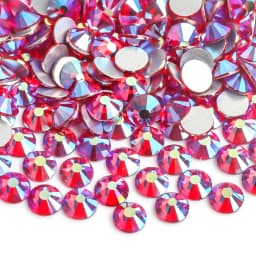 SS16 SS20 SS30 Glitter Rhinestone Crystal AB Non Hot Fix Flat back Rhinestone Apparel for Nail Art Fabric Garment