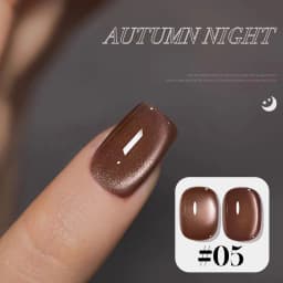 10ML 1-10PCS Winter New Style Hot Selling Black Nails Brown Nails Glass Bead Magnet Cat Eye Nail Polish Nail Set Nail Supplies