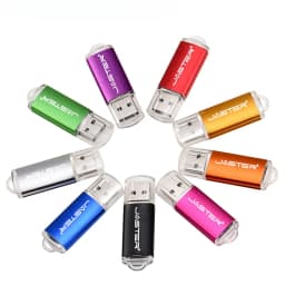 High Speed USB Flash Drive 1GB/2GB Metal Memory Stick 128GB USB 2.0 PenDrive 256M/512M флешка Waterproof Memory Disk Gift