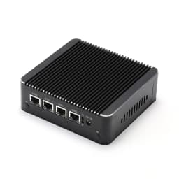 Topton 4 LAN Fanless Firewall Mini PC Intel Celeron N2940 J4125 Pentium J5005 Soft Router Industrial Computer PfSense OPNsense