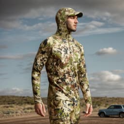 Core Lightweight Camouflage Hoodie Pullover Mask T-Shirt for Hunting Fishing - Breathable Outdoor Camo Clothing