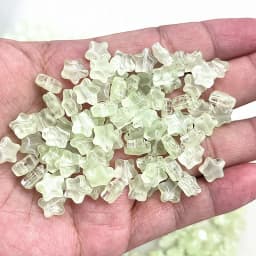 New 30pcs 8mm Five-pointed Star Matte Glass Beads Loose Spacer Beads for Jewelry Making DIY Handmade Bracelets Earrings