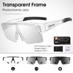 WEST BIKING Large Frame Cycling Polarized Glasses Bike Photochromic Outdoor Sunglasses Fit Over Myopic Goggles Bicycle Accessory