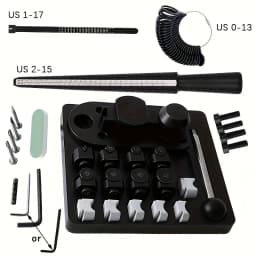 Metal Ring Bender Machine Jewelry Making Tool for Gold Silver Copper Round Forming Rolling Press DIY Craft Kit