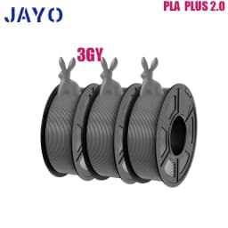 JAYO PETG/PLA Plus 2.0 3D Printer Filament 3 Rolls No Bubbles Smooth Multiple Colors 3D Filament Fit For FDM Printers 1 Roll/1.1