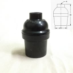 UL Bakelite Lamp Holder E26 Vintage Edison Spiral Bulb Base Zipper and Knob Switch Vintage Chandelier and Table Lamp Holder