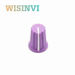 5PCS Color Rubber Half Shaft Knob Diameter 16 MM Height 19 MM Rubber Potentiometer Knob 180 Degree D-Shaped Inner Hole 6 MM
