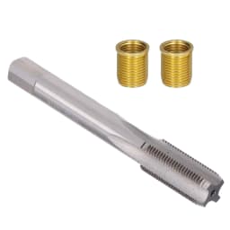 Spark Plug Thread Hole Repair Tools Metal M12x1.25 Inserts M14x1.25 Tap 14mm Rethreaded Kit Threaded Tap Spark Plug Tap Inserts