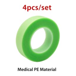 Anti-allergy 4 Rolls PE Eye Tapes Eyelash Extension Tape for Lash Breathable Micropore Fabric Easy Tear Eye Make Up Tools