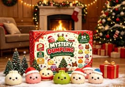 2026 New Hot Needoh Advent Calendar 24 Day Countdown New Year Family Friends Blind Box Party Squishy Squeeze Toy Stress Relif