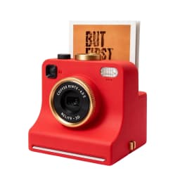 3D Printed Latte Art Camera One‑Touch Coffee Printer with 8 Stencil Cards Miniature Instant Camera Coffee Stencils Latte Art
